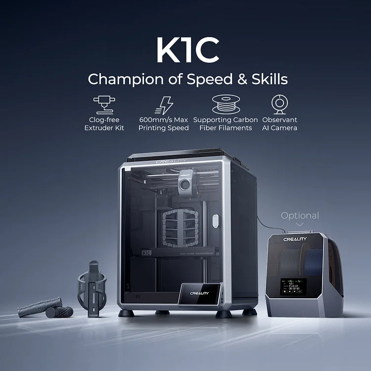 Creality K1-C 3D Printer – Carbon Fibre Printing